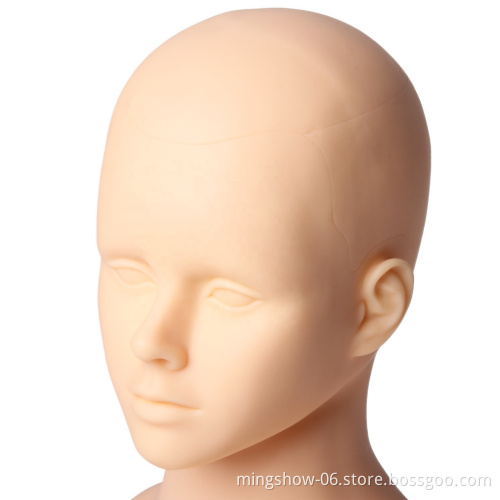 Professional Bald Mannequin Head With Stand for  For Wigs Hats Jewelry displaying